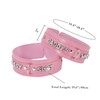 paloli Pink Choker Necklace for Women, Punk Gothic Rock Neck