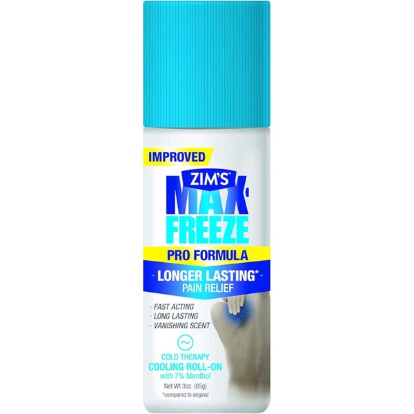 Zim's Max Freeze Pain Relief Roll On, 3 Ounces
