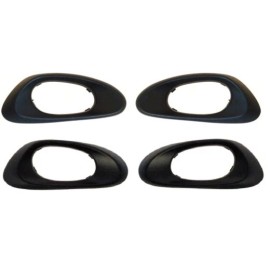 DELPA 4 pcs Inside DOOR BEZEL KIT for GM Trailblazer GMC Envoy 15214501, ~02, ~06, ~07