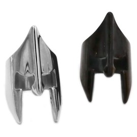 Trojan Helmet Ring Mens Black Stainless Steel 300 Spartan Warrior Band Sizes 7-15 (Black, 10)