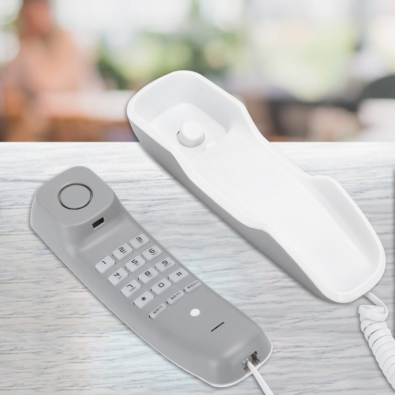 Upgrade A061 White Table Wall Mounting Extension Telephone No Disturbing