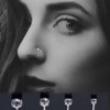 Carperton Nose Rings Studs L Nose Studs Screw Nose Rings