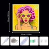ENUOLI Pretty Girl Neon Sign,UV Print LED Light Sign Dimmable