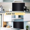 Yaocom Stainless Steel Backsplash Range Hood Stove Backsplash Back Stainless