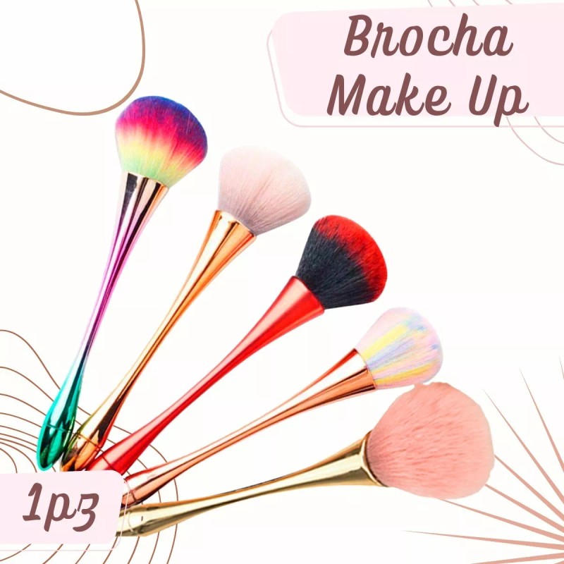 Veraly Brochas Para Maquillaje Profesional Rubor Polvo Compacto F