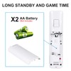 SWCTIM Wii Controller 2 Pack,Wii U Controller mit Silikonhülle und