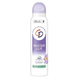 CD Deo-Spray 'Wasserlilie', 6 x 150 ml, Deodorant ohne Aluminiumsalze, langanhaltender Schutz für 24 h, für empfindliche Haut geeignet, vegane Körperpflege