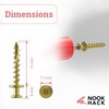 Nook Hack Picture Hanging Screws | Simple - No Drilling