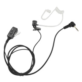 PZYPYM 2Pack VOX Ptt Earpiece with Mic Acoustic Tube Walkie Talkie Headset FBI Style Earpiece for 1 Pin 2.5mm Talkabout tp260 tp480 2-Way Radios