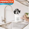 2 Divided Cutlery Storage Holder Spoon Chopsticks Basket Kitchen Organizer