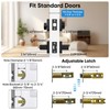 Exterior Door Handle and Deadbolt Set, 1 Pack, 6 Same