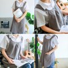 TOPTIE Cotton and linen Apron for Women, Cross Back Kitchen