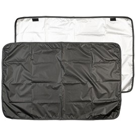 Lescars Car Sun Shades: Set of 2 Universal Car Sun Shades with Magnetic Fixation & UV Protection (Sun Protection Car Rear Window, Sun Visor Car, Window Film)