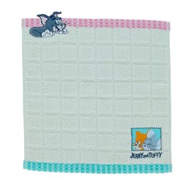 Marushin 4105073100 Mini Towel, Tom and Jerry, Waffle Point, 100% Cotton, Antibacterial and Odor Resistant, Hand Towel, Handkerchief, Present, Gift, Birthday