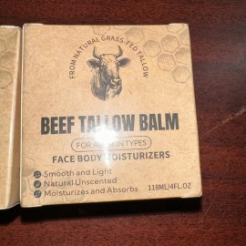 Unbranded New (2) Beef Tallow Balm – All Natural Grass Fed Beef Tallow All Purpose Balm