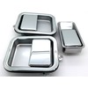 Chrome Outside Exterior Full Door Handles 3-PC Set Includes Driver