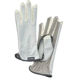 Yonex Tennis Gloves (Left and Right Hands, Nail Through, Palm Holes), ice gray (326), M