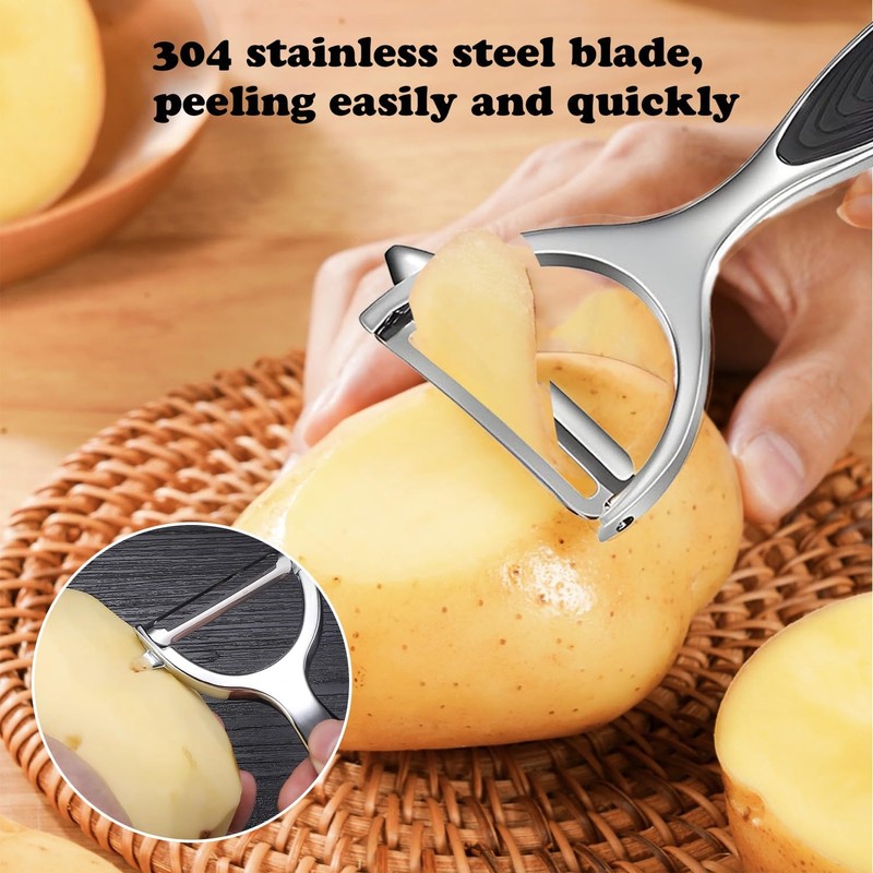 Denipry Vegetable Peeler for Kitchen, Fruit Potato Carrot Apple Peeler,Y