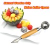 Melon Baller Scoop Stainless Steel Double-Ended Melon Baller Set with