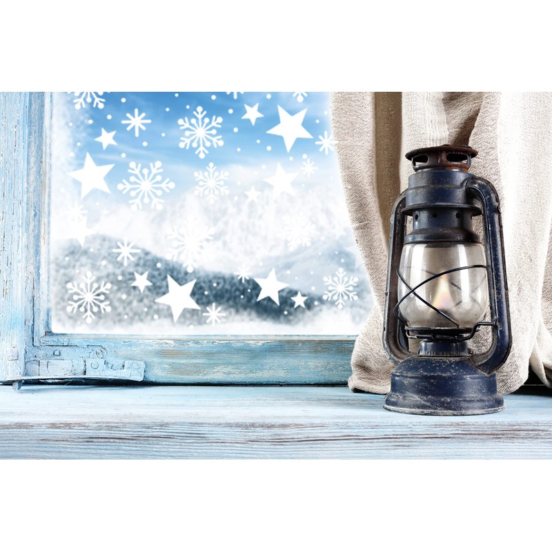 Viva Decor Creative Set Window Snow 12-Piece Set