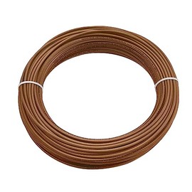 Paladin 14 AWG Gauge Insulated Solid Copper THHN/THWN-2 Building Wire - 600 Volts Residential, Commercial, Industrial UL Listed - #14 Solid - Brown (25 Feet)