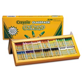 Crayola 524629 Oil Pastels,12-Color Set, Assorted, 336/Pack