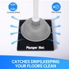Dealsgogo Toilet plungers & Holders, Toilet Plunger with Holder Combo
