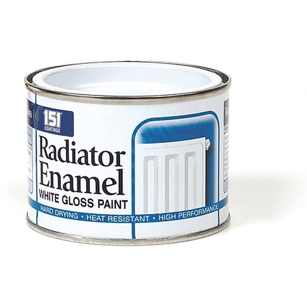 Radiator Enamel White Gloss Paint - 180ml