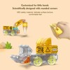 Magnetic Blocks for Toddlers Toys, 3D Translucent Magnet Building Cubes