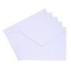 Vaessen Creative Envelopes, Small Rectangular, Set of 5, White, 6.3