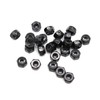 binifiMux 30pcs Black 8-32 Nylon Inserted Lock Nuts Self Locking