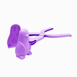 DINETTE Snowball Maker, Penguin, Purple, Snowball Maker, Snowball Maker, Snowball Making, Snowman, Outdoor Play, Children's Toy, Winter