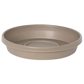 Bloem Terra Plant Saucer Tray for Planters 9-12" Pebble Stone