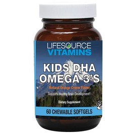 LifeSourceVitamins Kids DHA Omega 3's - 60 Great Tasting Chews -