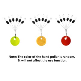 Drchoer Float Stops For Coarse Fishing: Multicolor Fishing Bobber Stoppers Fishing Line Stops Large Medium Small Available(Black Oval L 300pcs)