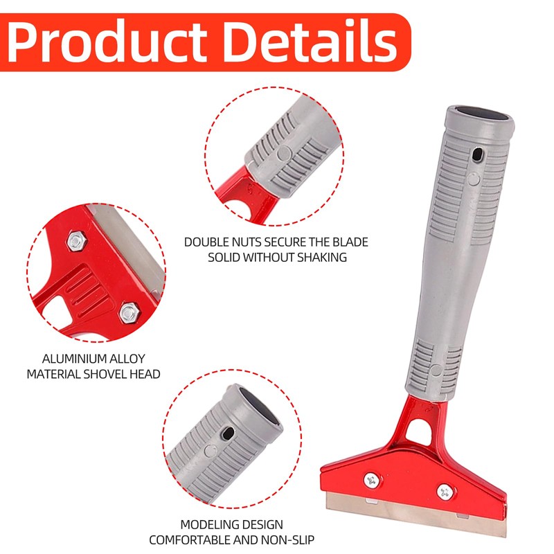 Heavy Duty Wallpaper Tool Multi Surface Scraper for Removing Wallpaper,