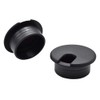 1-1/2 Inch (38mm) Black Wire Grommets and Cable Ties Kit