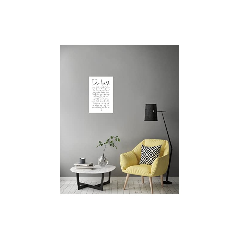 artboxONE Poster 30 x 20 cm Love Letter Typography Du