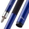 Viper Graphstrike 58" 2-Piece Fiberglass Graphite Composite Billiard/Pool Cue, Blue