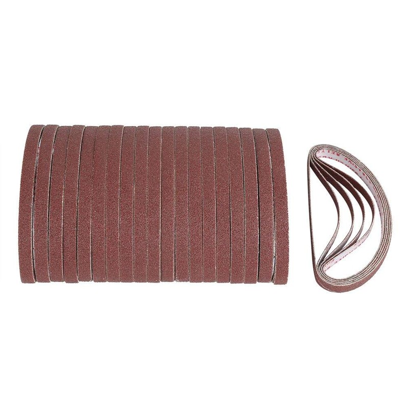 100 Pcs/Set Abrasive Sanding Belts Finger Sander Belt Power Finger