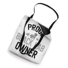 Cute Black Lab Owner Tote Bag