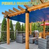 2 Pcs Pergola Brackets，4“x 4"(Actual 3.6 "x 3.6") Post Top