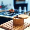 IBLAY Wooden Salt Box for Kitchen or Dining Table Spice