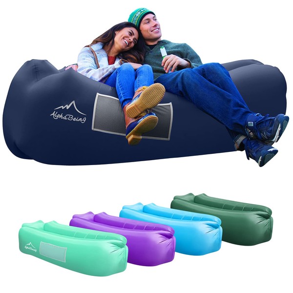 AlphaBeing Inflatable Lounger - Best Air Lounger Sofa for Camping,