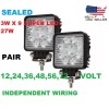 Aftermarket FORKLIFT WORK LIGHT 12 TO 80 VOLTS SEALED ELECTRIC
