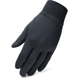 TSLA Men and Women Cold Weather Running Gloves, Fleece Lined Thermal Winter Gloves, Lightweight Sports Cycling Gloves YZV05-CHC Medium