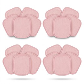 Paños Desmaquillantes Reutilizables, Almohadillas de Microfibra para Limpieza Facial Profunda, Suaves y Lavables (20, Ch)