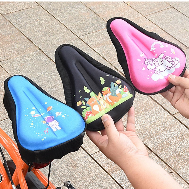 Soft Seats Cushions Covers Thick Comfortable Bike Protector Kids Bicycles