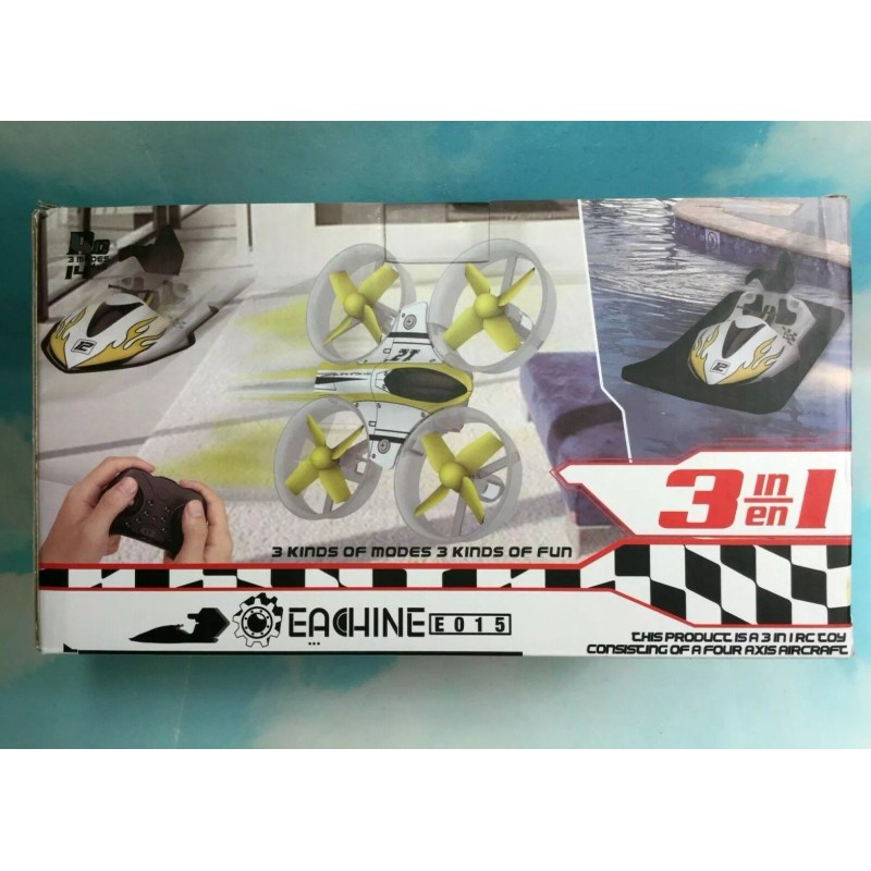 Eachine E015 3 in 1 Quadcopter Hovercraft Boat Altitude Hold