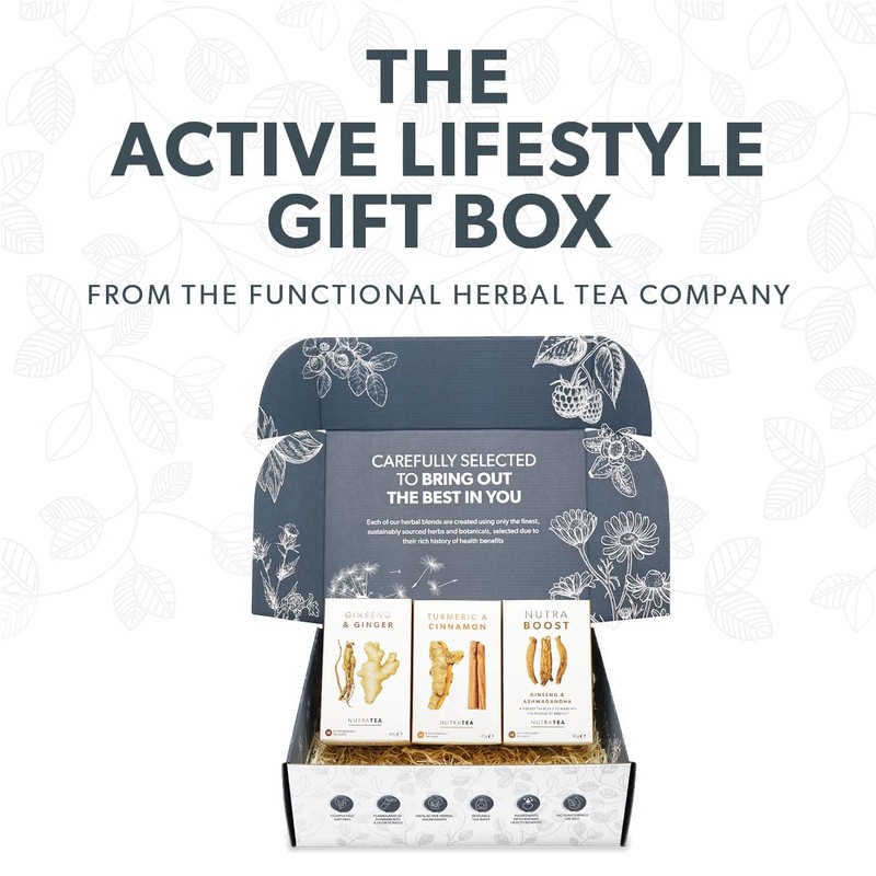 NutraTea - The Active Lifestyle Gift Box - Herbal Teas